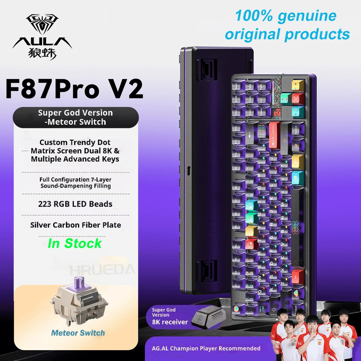 AULA F87 Pro V2 Wireless Mechanical Keyboard