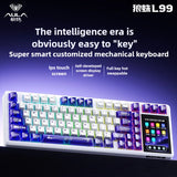 AULA L99 3.98-inch Touch Screen Mechanical Keyboard