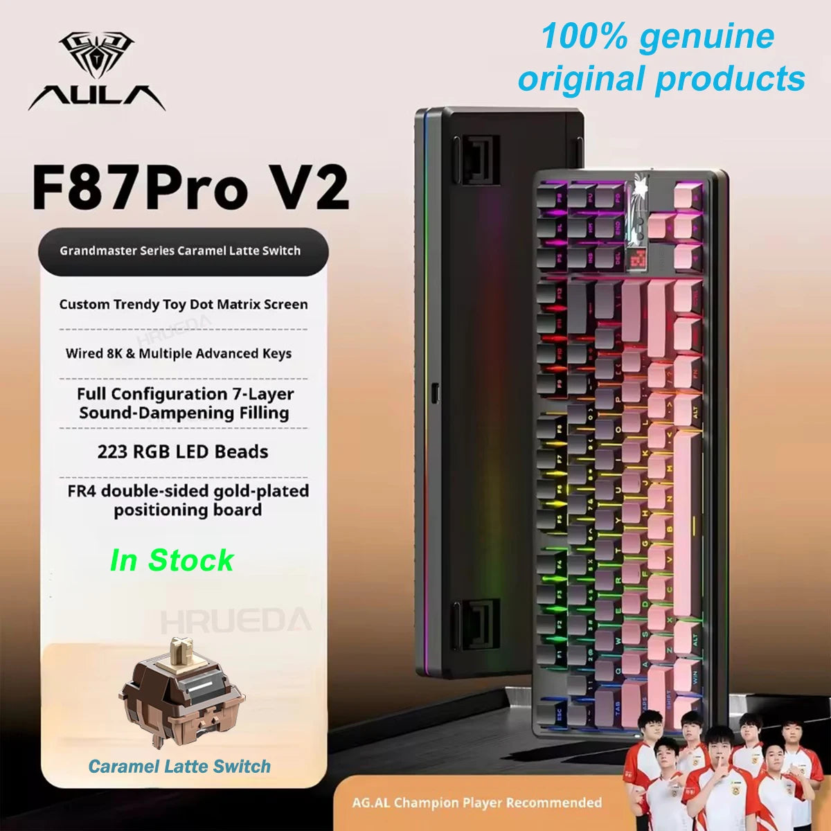 AULA F87 Pro V2 Wireless Mechanical Keyboard