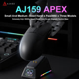 AJAZZ AJ159 APEX/AJ159P Wireless Gaming Mouse with RGB Magnetic Charging Base Lightweight