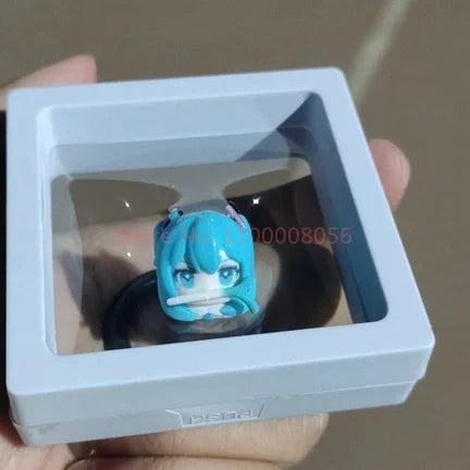 Hatsune Miku Keycap Cartoon Kawaii Resin Keycap Personality Stereo Esc