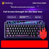 LEOBOG AMG65 Mechanical Keyboard With TFT LED Screen 3mode RGB Hot Swap
