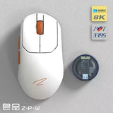 Zaopin ZPW Tri-Mode 8K Gaming Mouse Wireless Bluetooth PAW3395 PAW3950 47g Lightweight  Ergonomic 26000dpi