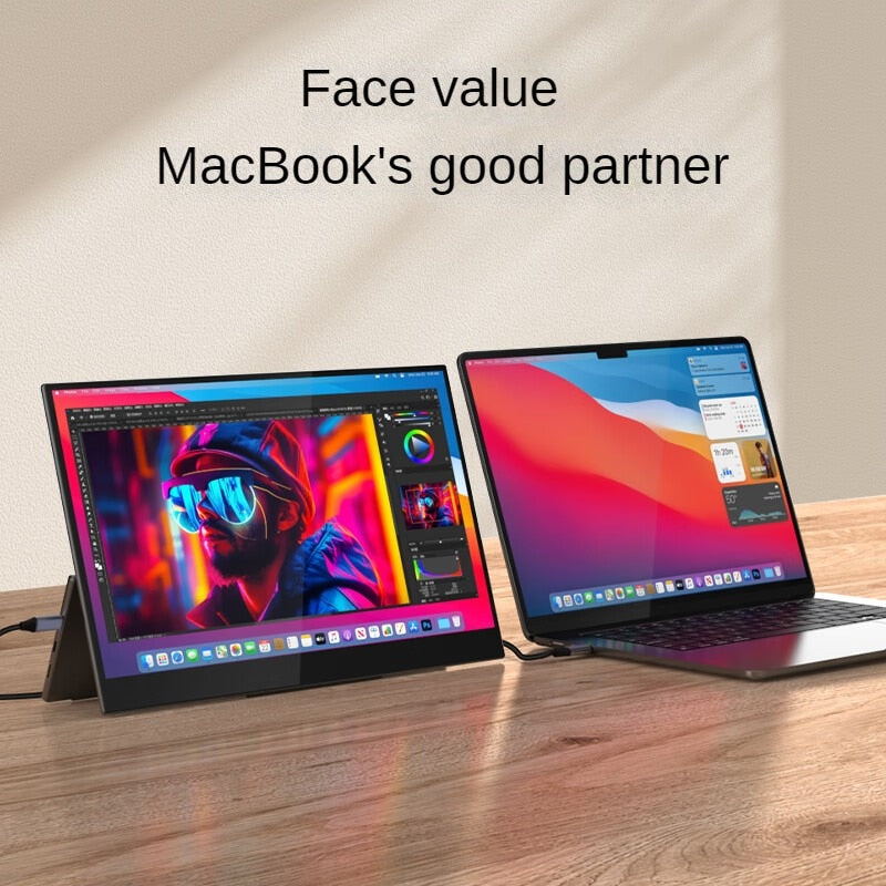 Sculptor 15.6inch Monitor 4K Portable Touch Screen 100%Adobe RGB UHD Speakers Game Display