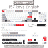 Spanisch/Französisch/Deutsch/Japanisch/Koreanisch/Russisch Anime-Tastenkappen, individuell gestaltet, Cherry Profile Keycap ISO-Layout für mechanische Tastatur