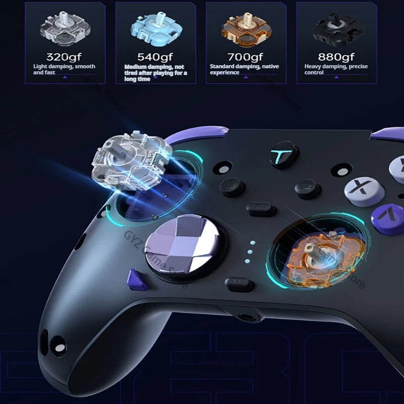 Thunderobot G80 Ultimate Gamepad Wired/2,4G/Bluetooth Tri-Mode Für NS Xbox Quad Motor Hall Joystick Gaming Controller