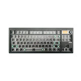 ZUOYA Gmk87 Dichtungsmontiertes Bluetooth 5.1/2.4G/Typ-C Kabelgebundenes mechanisches Tastaturkit mit TFT-Bildschirm für Mac/Win