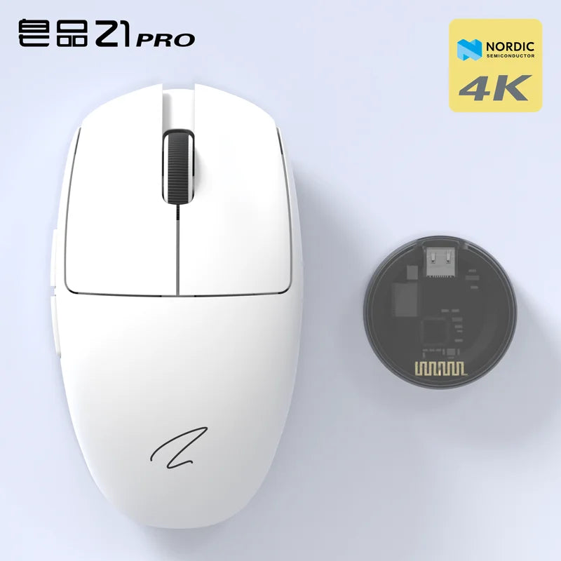 Zaopin Z1 Pro Mouse Wireless Ultralight Gaming 1/4k Paw3395 Mouse For Laptop Pc Gamer