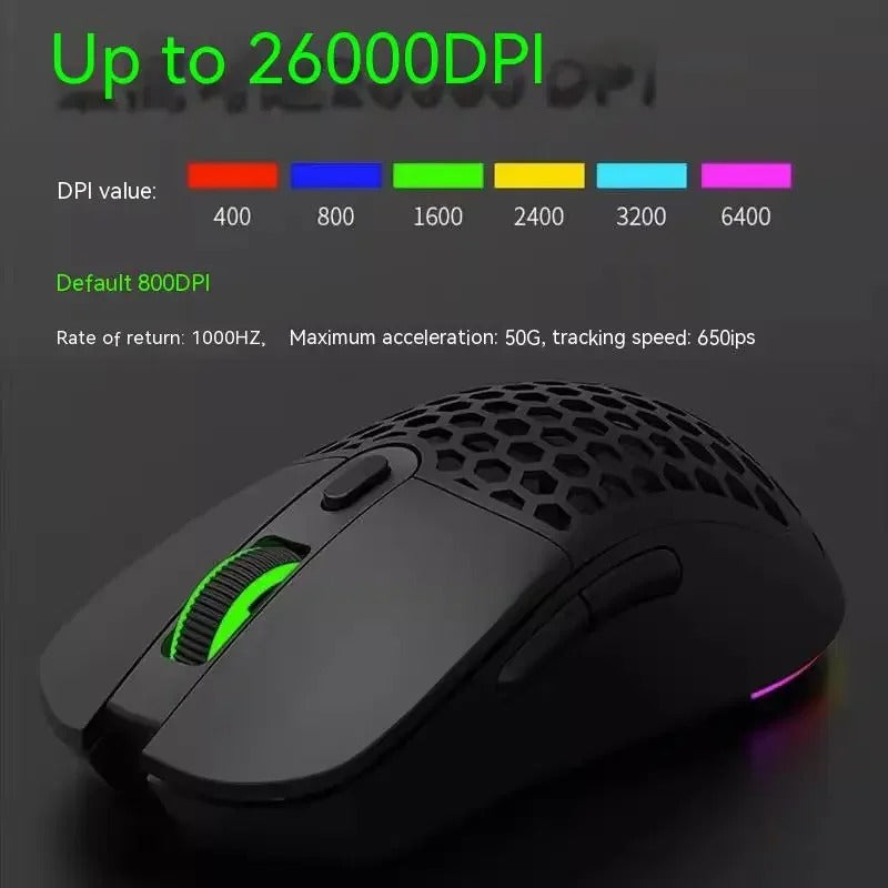 Xinshuntian G820mini Paw3395 Dual-Modus 2,4g Kabellose E-Sport-Maus