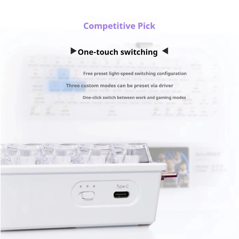 ATK 68RX Wired Magnetic Switch Mechanical Keyboard