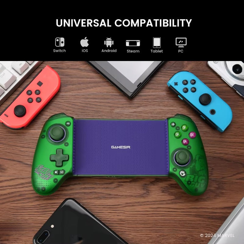 Gamesir G8 Plus Limited Edition Marvel Thanos Gaming Controller Bluetooth Mobile Nintendo Switch Hall Effect Joystick