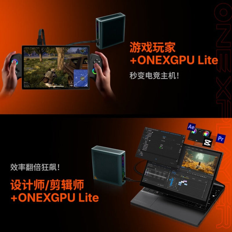 OneXPlayer ONEXGPU lite Graphics Card Docking Station AMD Radeon RX7600M XT 8 GB GDDR6