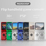 ANBERNIC RG35XXSP Faltbare Handheld-Spielkonsole, Videospielkonsolen, 3,5-Zoll-IPS-Bildschirm, 3300 mAh, Linux-System, 256 GB, PSP