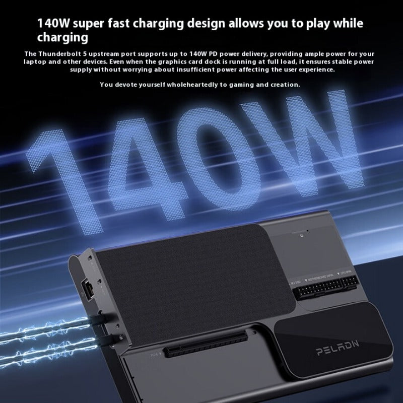 PELADN LINK S-3 Dual Thunderbolt 5 GPU Graphics Card Docking Station