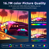 4K Portable Monitor 13.3 Inch IPS Screen 3840 x 2160 1500:1 with Freestanding HDMI USB C