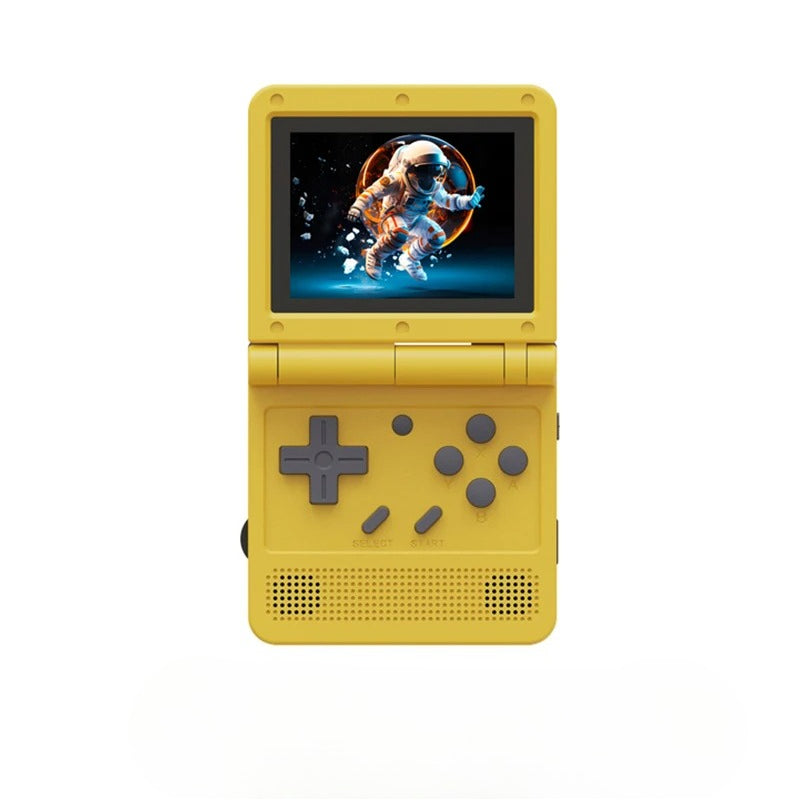 POWKIDDY V90 3-Inch IPS Screen Flip Handheld Game Console