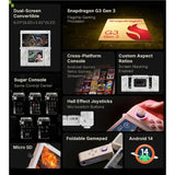 OneXPlayer ONEXSUGAR Sugar 1 Gen3 Dual-Screen Transforming Handheld Game Console