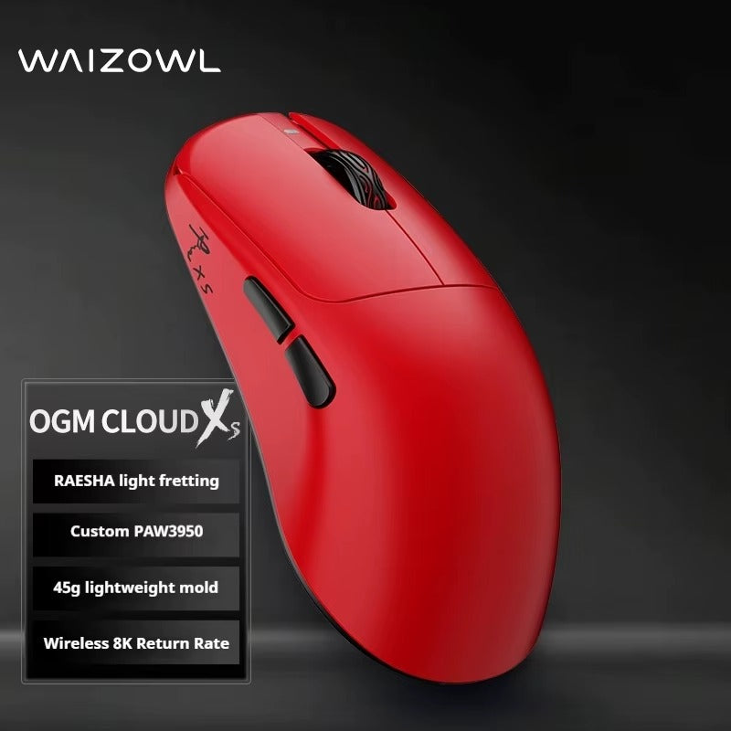 Waizowl Cloud XS Wireless Mouse Paw3950 3 Mode Lightweight 45g 8K