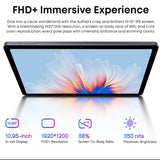 CHUWI AuPad Tablet PC Android 14 10.95-inch 1200*1920 FHD Display Snapdragon 685 Octa-core 8GB DDR4 128GB ROM