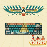 68 Tasten Lofree Xiaoqiao Theme Tastatur-Tastenkappen OEM PBT Sublimation Gaming Mechanische Tastatur Zubehör Benutzerdefinierte DIY-Tastenkappe Geschenk