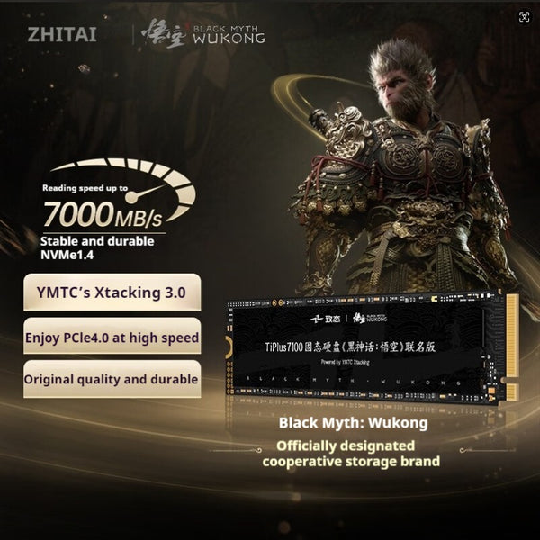 ZhiTai Black Myth: Wukong NVMe SSD TiPlus7100 PCIe 4.0 1T