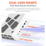 FIREBAT A8 Ryzen7 8845HS Mini PC AMD R7 PCIE4.0 16GB 512GB DDR5 WiFi6 BT5.2 USB4 AI MiniPC