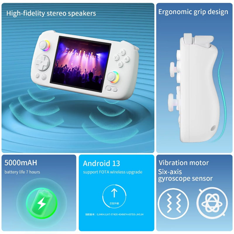 ANBERNIC RG406H Handheld-Spielkonsole 4-Zoll-IPS-Multi-Touchscreen Retro-Videospiele