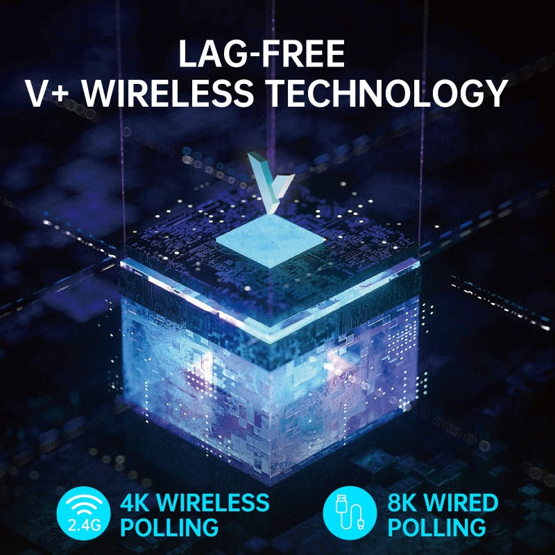 Rapoo VT9Air 4K Wireless Gaming Mouse Superlight 26000DPI 4KHz  PAW3398 Supports 4K + 8K resolution feedback