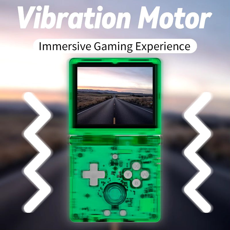 ANBERNIC RG35XXSP Faltbare Handheld-Spielkonsole, Videospielkonsolen, 3,5-Zoll-IPS-Bildschirm, 3300 mAh, Linux-System, 256 GB, PSP