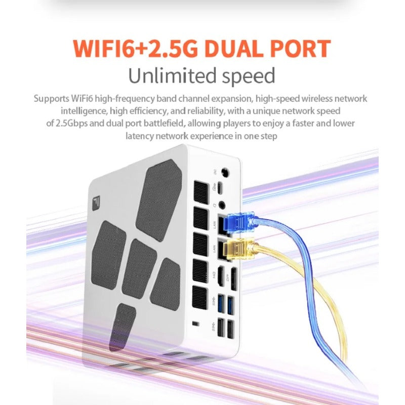 FIREBAT A8 Ryzen7 8845HS Mini PC AMD R7 PCIE4.0 16GB 512GB DDR5 WiFi6 BT5.2 USB4 AI MiniPC