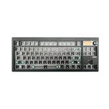 ZUOYA Gmk87 Dichtungsmontiertes Bluetooth 5.1/2.4G/Typ-C Kabelgebundenes mechanisches Tastaturkit mit TFT-Bildschirm für Mac/Win