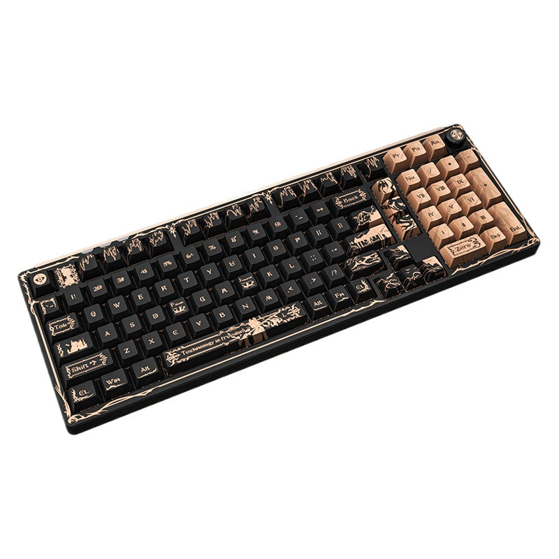 VALKYRIE VK99 Pro Dark Scroll Custom Mechanical Keyboard Tri-Mode (2.4G/Wired/BT) Hot-Swappable