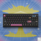 ZUOYA Gmk87 Dichtungsmontiertes Bluetooth 5.1/2.4G/Typ-C Kabelgebundenes mechanisches Tastaturkit mit TFT-Bildschirm für Mac/Win