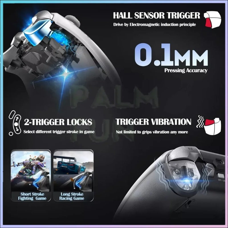 BEITONG Zeus 2 Wireless Bluetooth Optical Micro Switches Hall Joystick Elite Game Controller