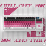 ZUOYA Gmk87 Dichtungsmontiertes Bluetooth 5.1/2.4G/Typ-C Kabelgebundenes mechanisches Tastaturkit mit TFT-Bildschirm für Mac/Win