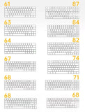 Wenshao Weiße Jade-Tastenkappen Aifei-Tastenkappen ATK68-Tastenkappen Wooting-Tastenkappen Durchscheinende Tastenkappen