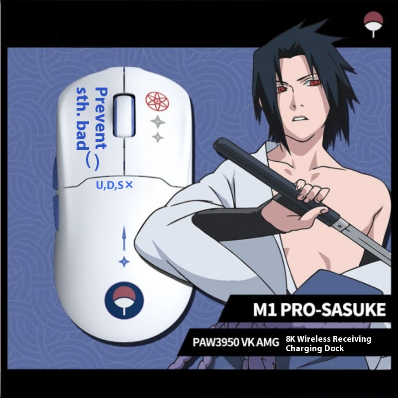 VALKYRIE VK M1 PRO Gaming Mouse NARUTO Shippuden Edition Tri-Mode PAW3950 58g