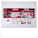 108 Tasten/Set Azur Lane KMS Prinz Eugen PBT-Tastenkappen Anime-Spiele Beauty Girl-Tastenkappen Kirschhöhe für mechanische DIY-Tastaturen