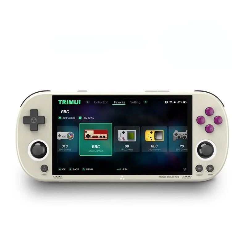 Trimui Smart Pro Handheld Game Console 4.96“ IPS Screen Linux 5000mAh Battery Wifi Simulator N64 PS1
