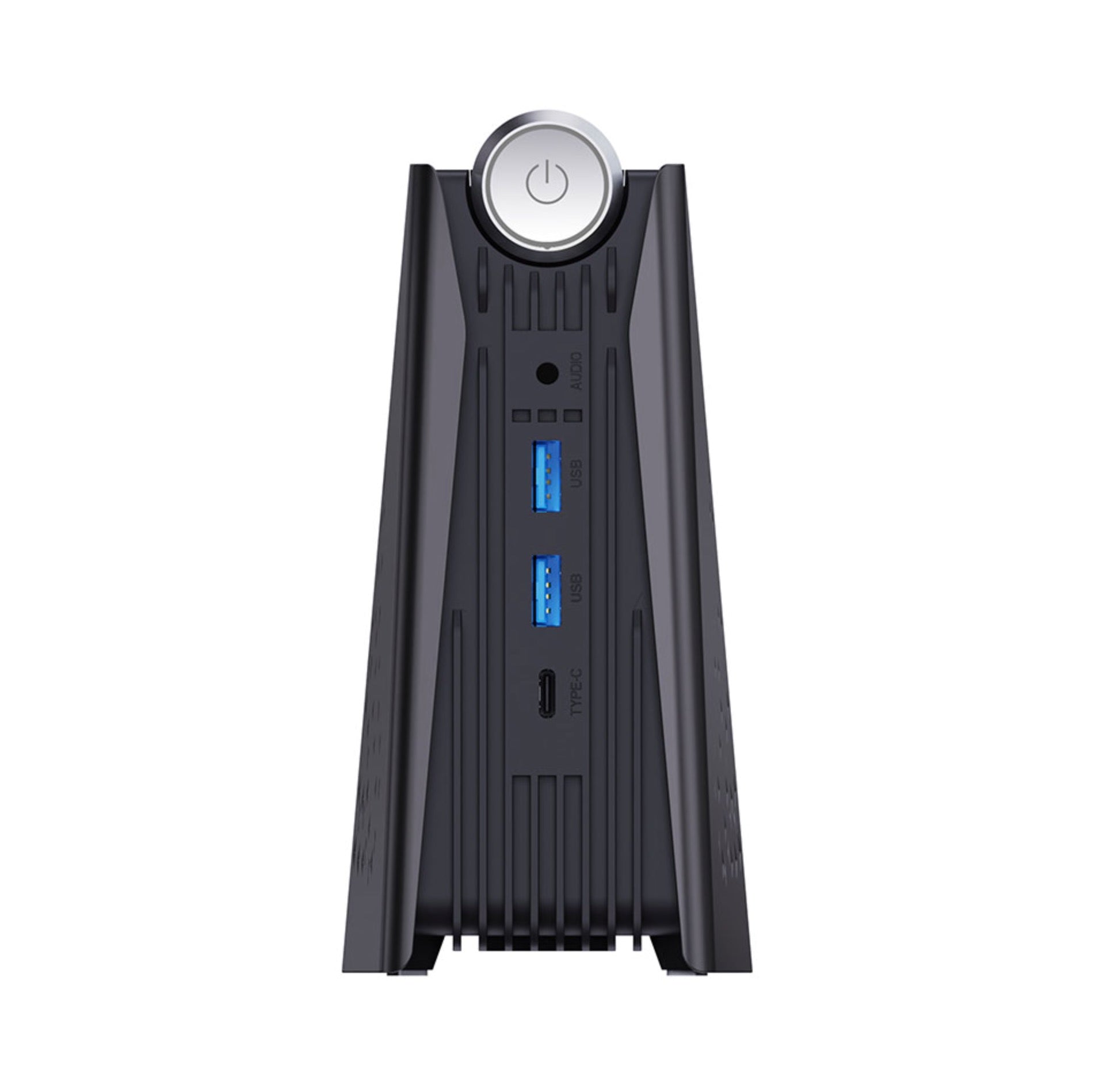 Chatreey AMR5 Mini PC Ryzen 5 5600U Colorful Lighting Gaming Desktop Computer Dual m.2 SSD Wifi6 BT 5.2 Pre-install Windows 11