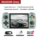 ANBERNIC RG405M Retro-Handheld-Spielkonsole Android 12 4-Zoll-IPS-Touchscreen T618 CNC/Aluminiumlegierung