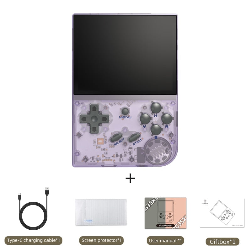 Anbernic RG35XX Tragbare Retro-Handheld-Spielkonsole 3,5-Zoll-IPS-Bildschirm Videospielkonsolen