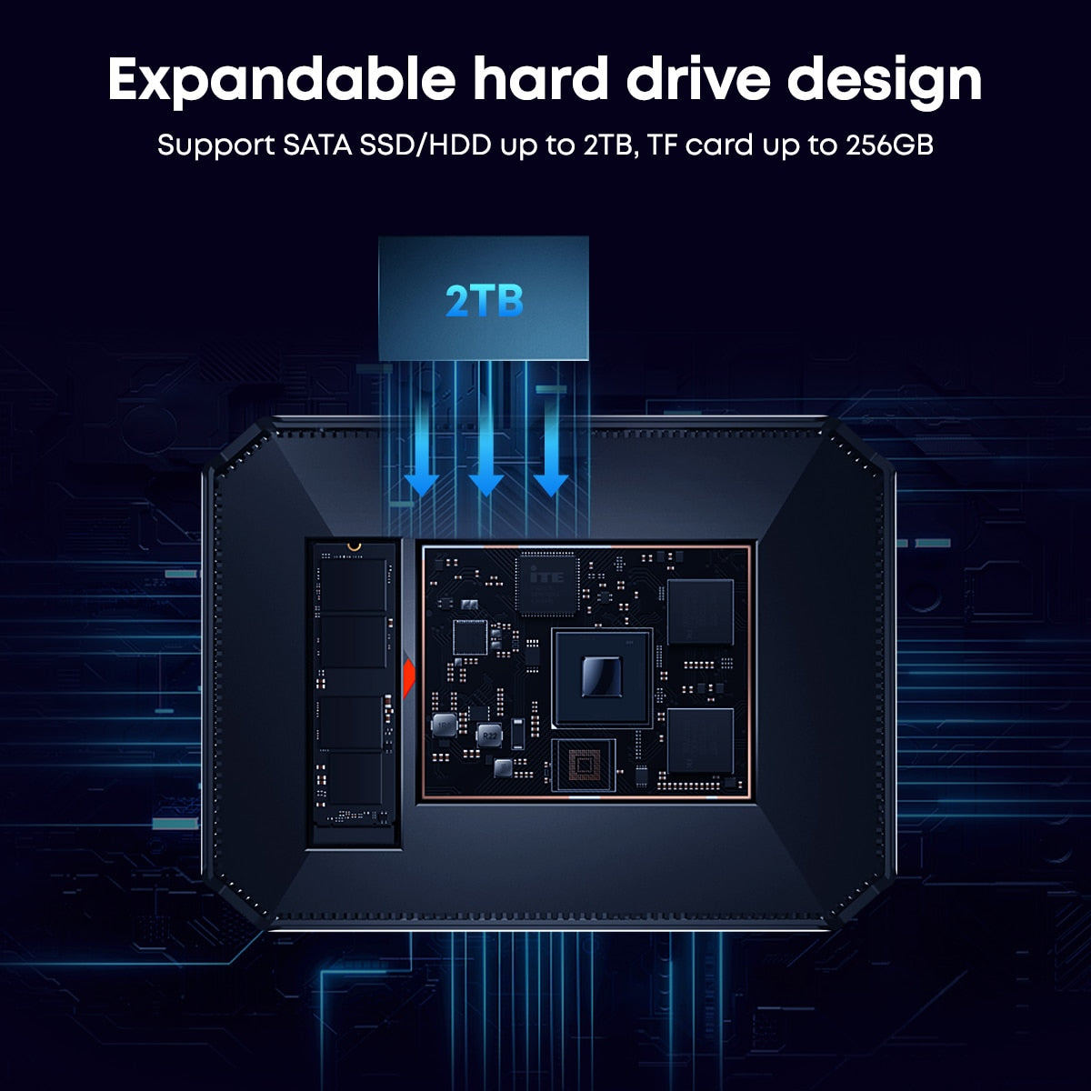 CHUWI HeroBox Pro Mini PC Desktop Intel Jasper Lake N4500/ Alder Lake N100 up to 2.8GHz 8GB RAM 256GB SSD