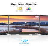 GMKTEC KD3 Tragbarer Bildschirmmonitor 1920x1080P 2K 15,8 Zoll mit zwei Lautsprechern