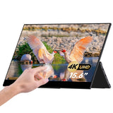 GMKTEC KD2 3840X2160P 4K 15,6 Zoll IPS kapazitiver Touchscreen-Monitor mit zwei Lautsprechern
