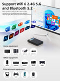 Mele Quieter3Q Wifi 6 Fanless Mini PC Computer Win11 Pro Desktop 4K HDMI