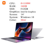 Xiaomi Mi Laptop Pro 14 intel Notebook Enchanced Edition i7-11390H/i5-11320H 16GB 512GB SSD 120Hz 2.5K Screen Computer