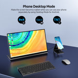 UPERFECT 4K Portable Monitor Touch Screen Automatic Rotate 15.6'' 10-Point Touch UHD