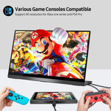 UPERFECT 4K Portable Monitor Touch Screen Automatic Rotate 15.6'' 10-Point Touch UHD
