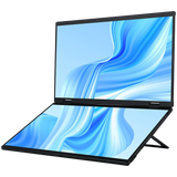 Triple Screen 15.6" Portable Foldable Monitor 1080P IPS Dual Screen